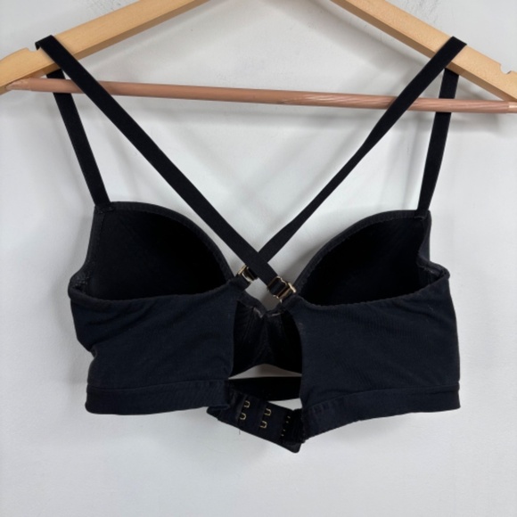 Third Love 24/7 Pima Cotton T-Shirt Bra 34D Set of 2 Lined Underwire Black White - Picture 6 of 11